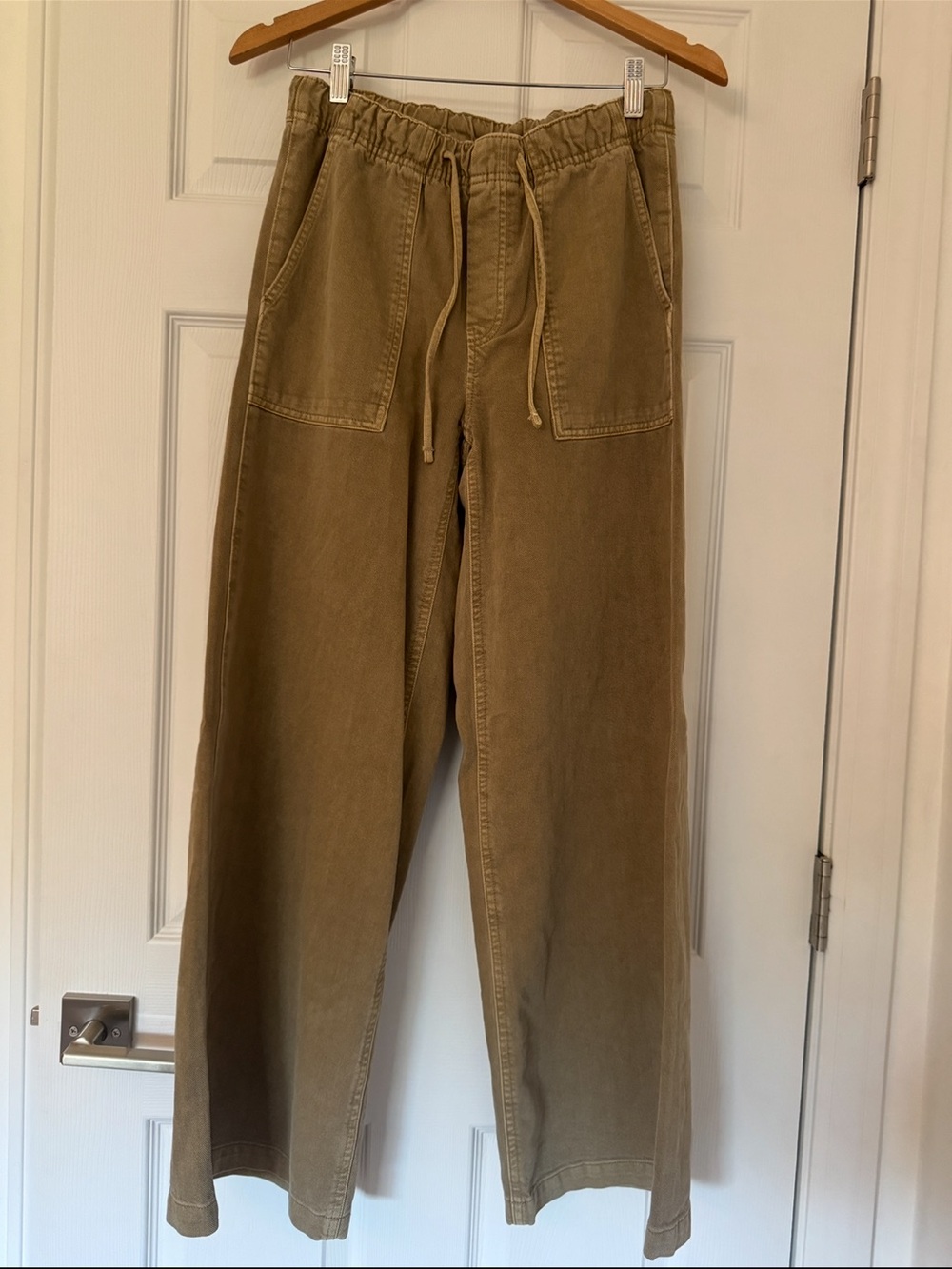 GAP Mid Rise Easy Baggy Pants Hayes Brown XS - Picture 6 of 9